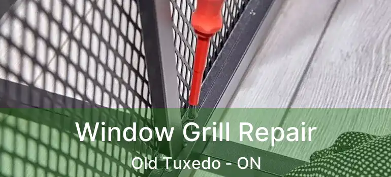  Window Grill Repair Old Tuxedo - ON
