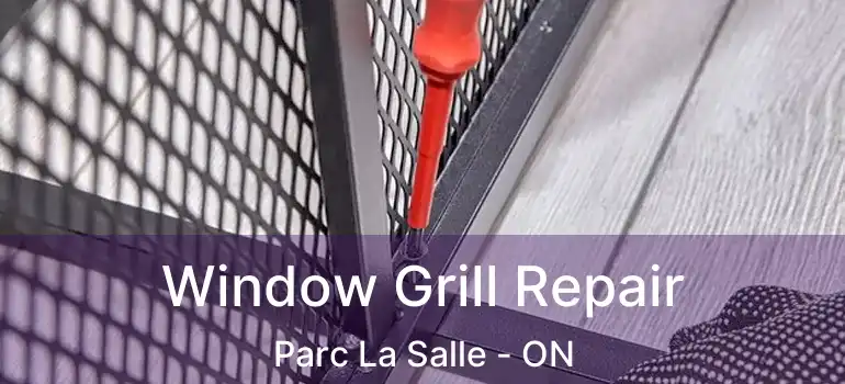  Window Grill Repair Parc La Salle - ON