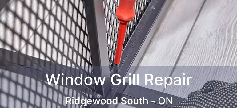  Window Grill Repair Ridgewood South - ON