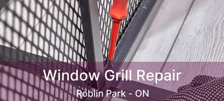  Window Grill Repair Roblin Park - ON