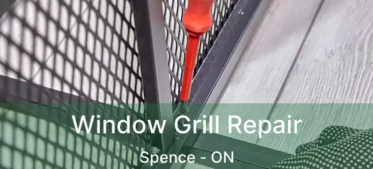  Window Grill Repair Spence - ON