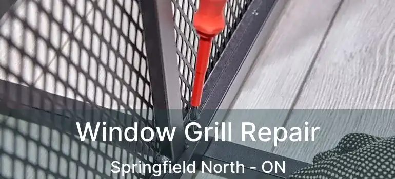  Window Grill Repair Springfield North - ON