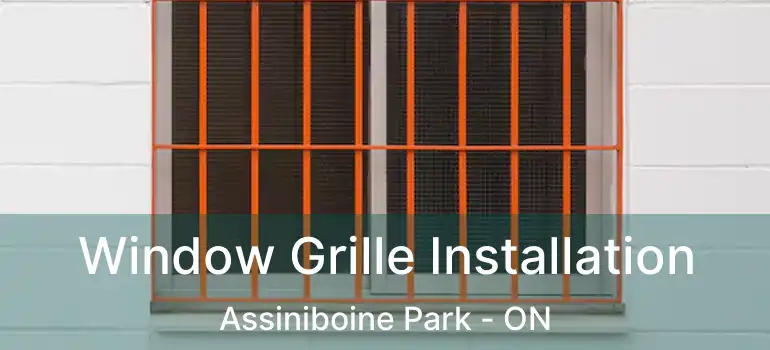  Window Grille Installation Assiniboine Park - ON