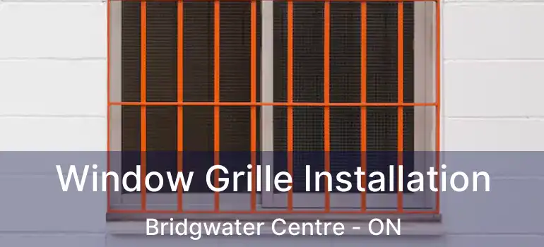  Window Grille Installation Bridgwater Centre - ON