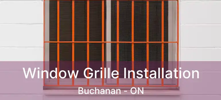 Window Grille Installation Buchanan - ON