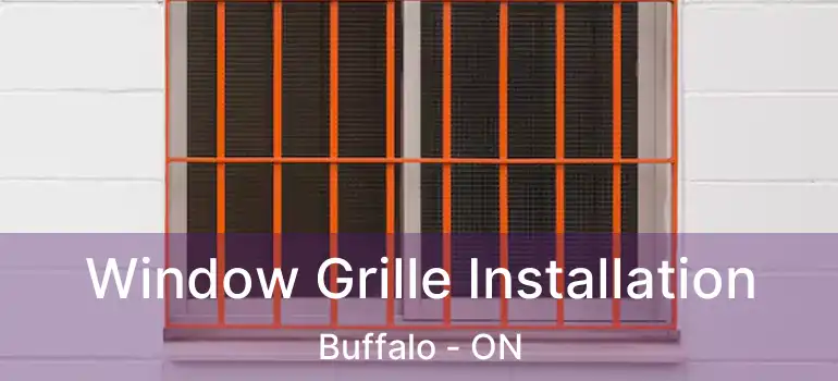  Window Grille Installation Buffalo - ON