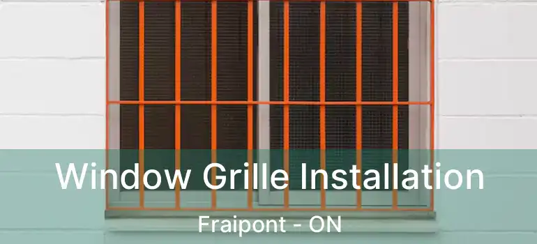  Window Grille Installation Fraipont - ON