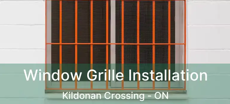  Window Grille Installation Kildonan Crossing - ON