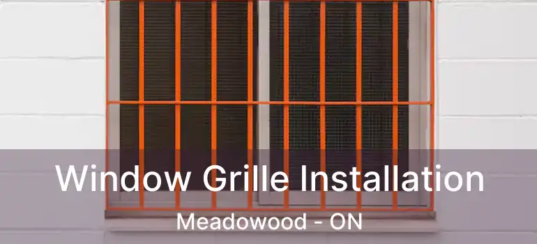  Window Grille Installation Meadowood - ON