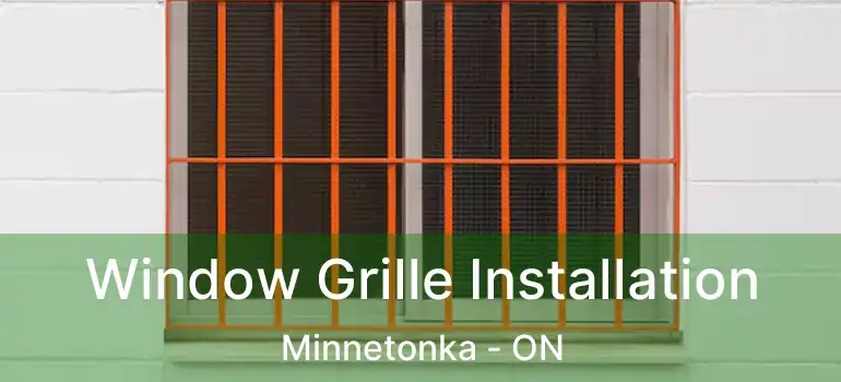  Window Grille Installation Minnetonka - ON