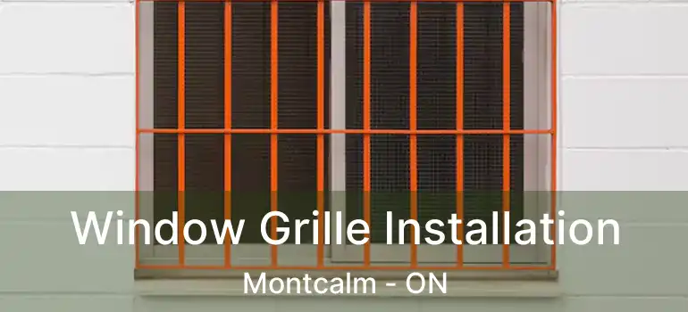  Window Grille Installation Montcalm - ON