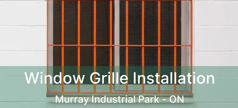  Window Grille Installation Murray Industrial Park - ON