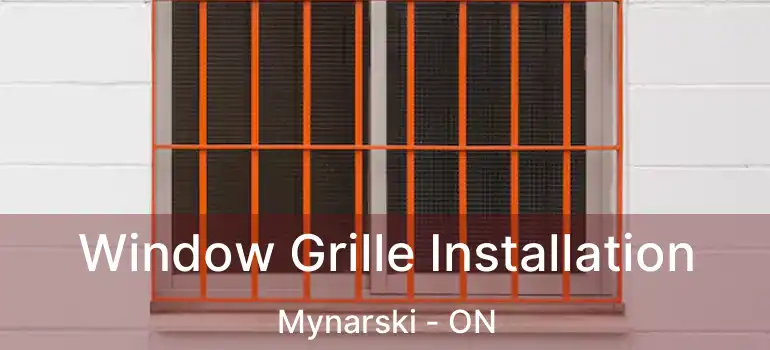  Window Grille Installation Mynarski - ON