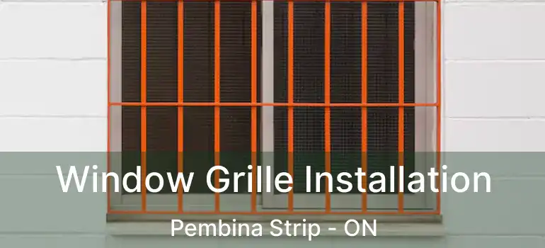  Window Grille Installation Pembina Strip - ON