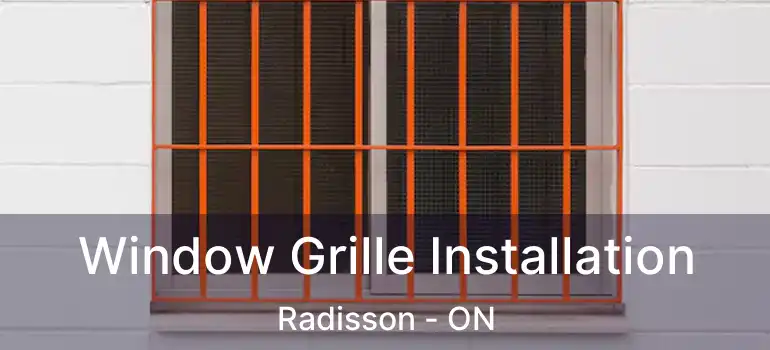  Window Grille Installation Radisson - ON
