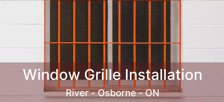  Window Grille Installation River - Osborne - ON