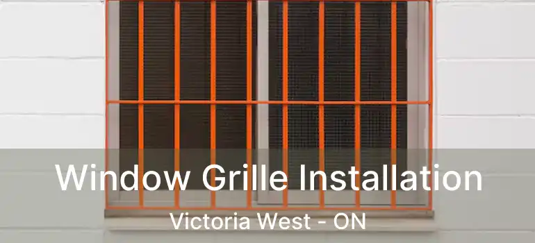  Window Grille Installation Victoria West - ON