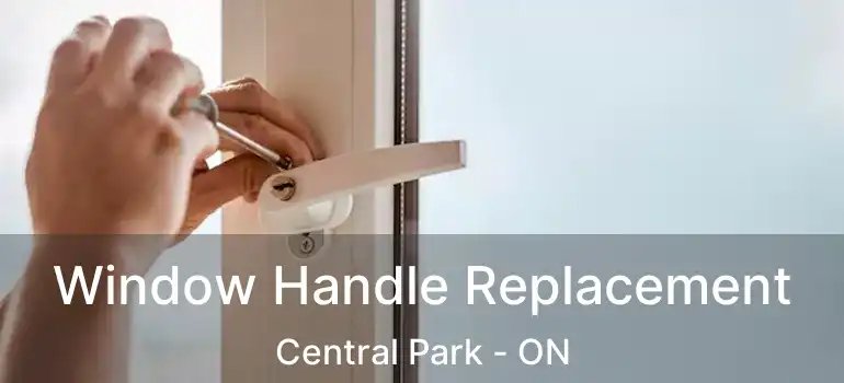  Window Handle Replacement Central Park - ON