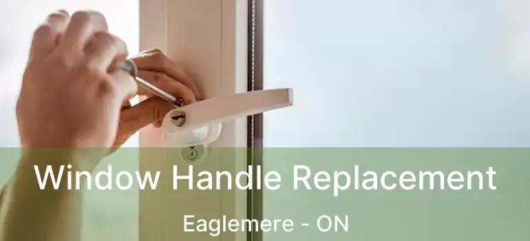  Window Handle Replacement Eaglemere - ON