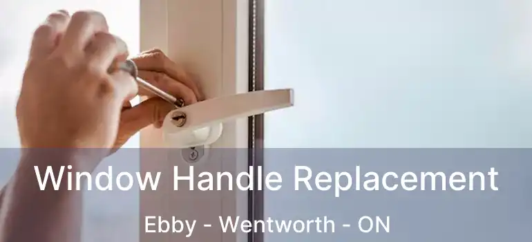  Window Handle Replacement Ebby - Wentworth - ON