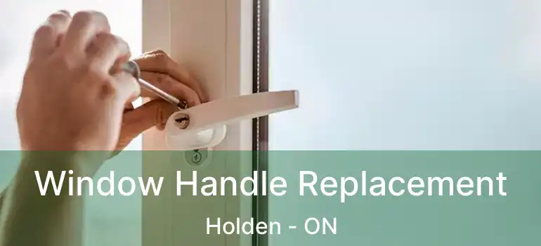  Window Handle Replacement Holden - ON