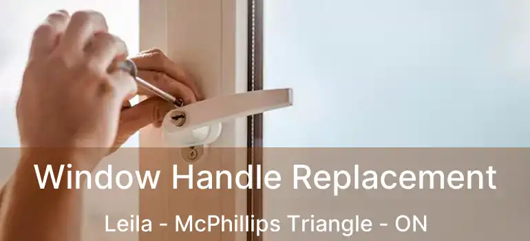  Window Handle Replacement Leila - McPhillips Triangle - ON