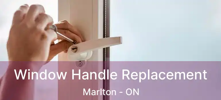  Window Handle Replacement Marlton - ON