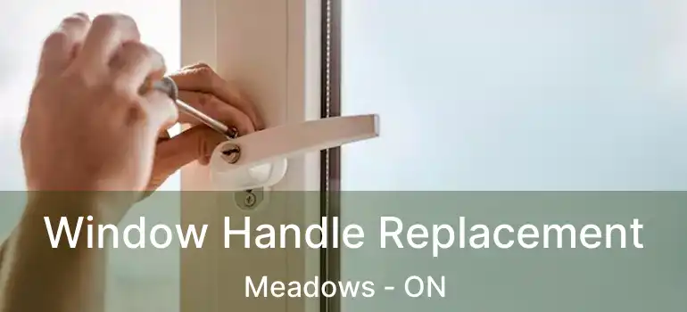  Window Handle Replacement Meadows - ON