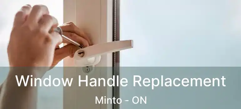  Window Handle Replacement Minto - ON