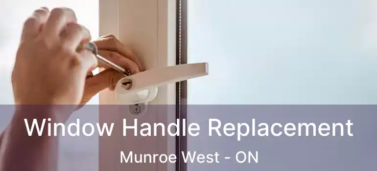 Window Handle Replacement Munroe West - ON