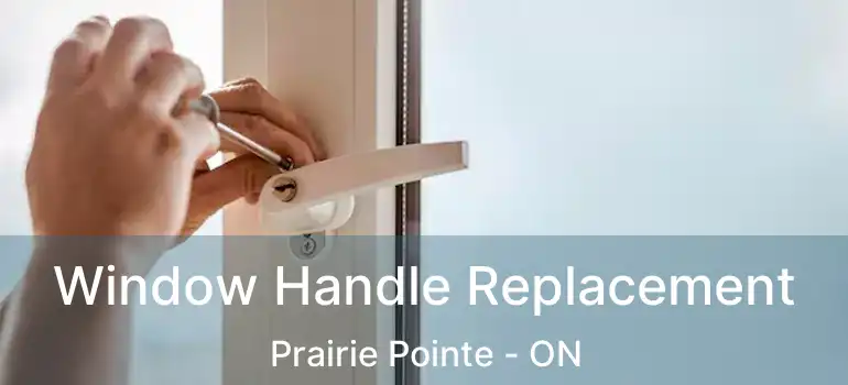  Window Handle Replacement Prairie Pointe - ON