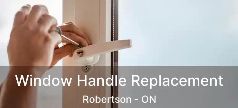  Window Handle Replacement Robertson - ON