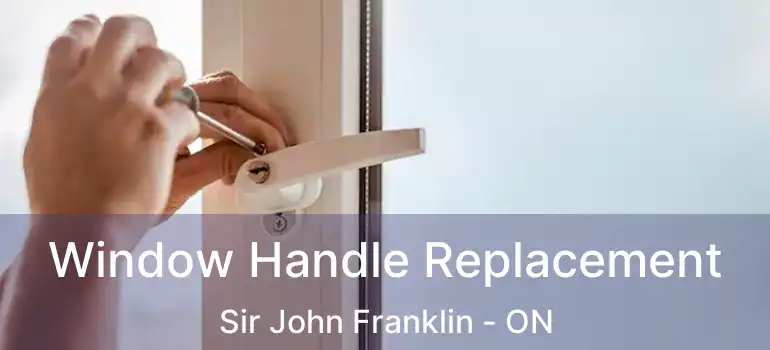  Window Handle Replacement Sir John Franklin - ON