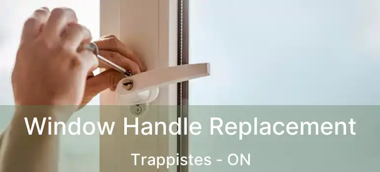  Window Handle Replacement Trappistes - ON