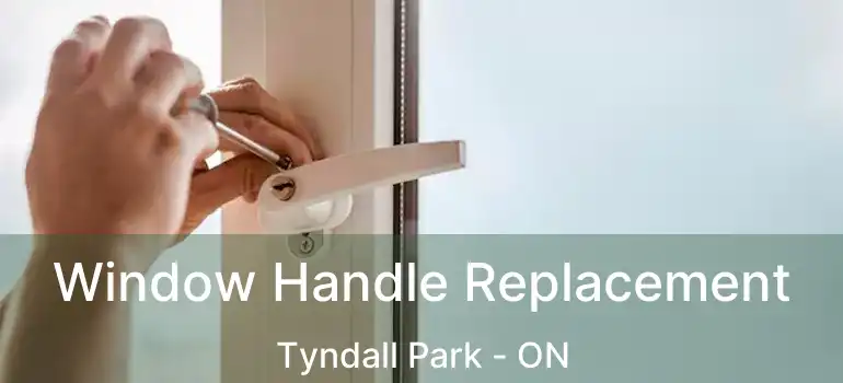  Window Handle Replacement Tyndall Park - ON