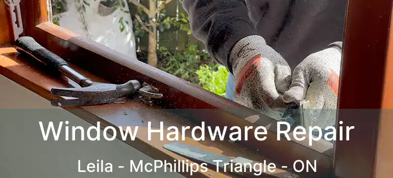  Window Hardware Repair Leila - McPhillips Triangle - ON