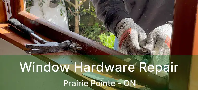  Window Hardware Repair Prairie Pointe - ON
