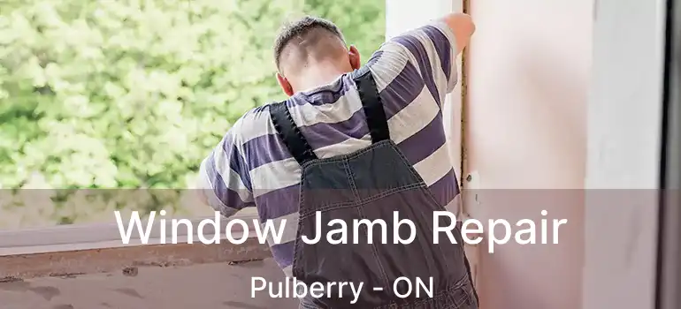  Window Jamb Repair Pulberry - ON
