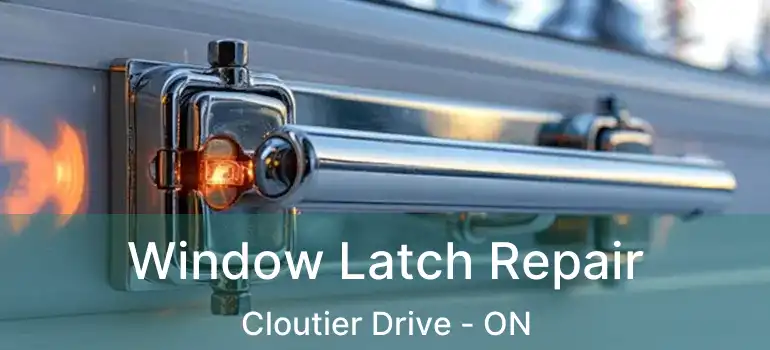  Window Latch Repair Cloutier Drive - ON