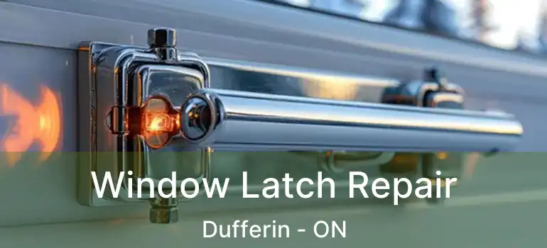  Window Latch Repair Dufferin - ON