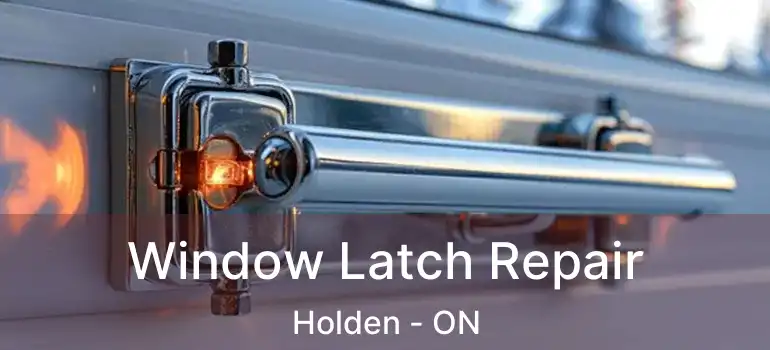  Window Latch Repair Holden - ON