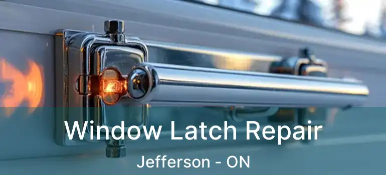  Window Latch Repair Jefferson - ON