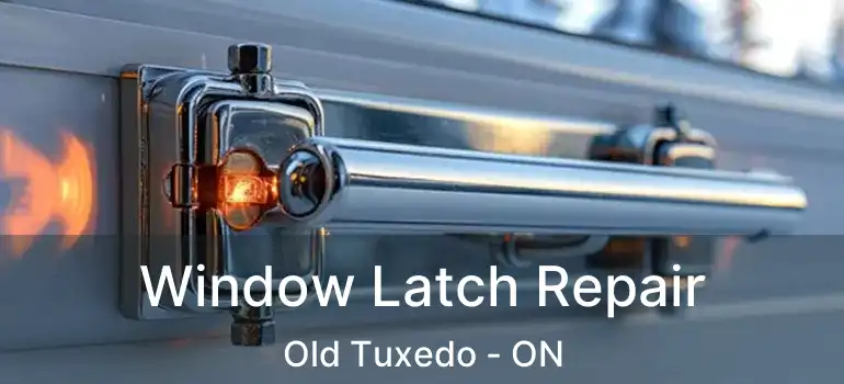  Window Latch Repair Old Tuxedo - ON