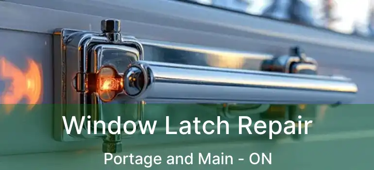  Window Latch Repair Portage and Main - ON