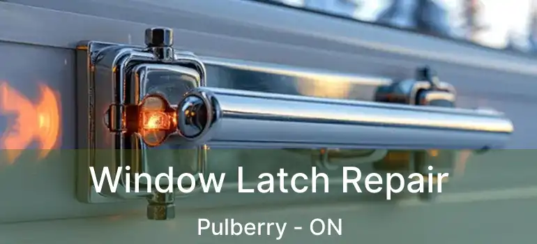  Window Latch Repair Pulberry - ON