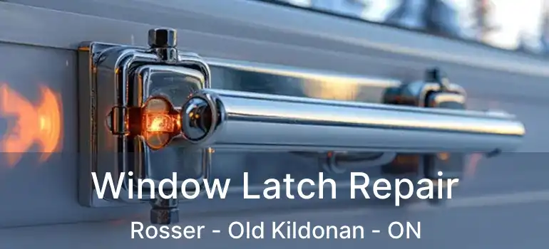  Window Latch Repair Rosser - Old Kildonan - ON