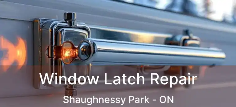 Window Latch Repair Shaughnessy Park - ON