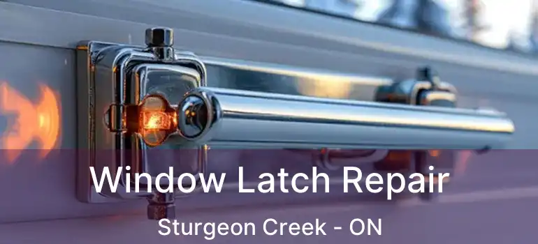  Window Latch Repair Sturgeon Creek - ON