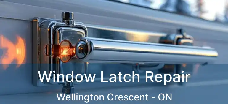  Window Latch Repair Wellington Crescent - ON