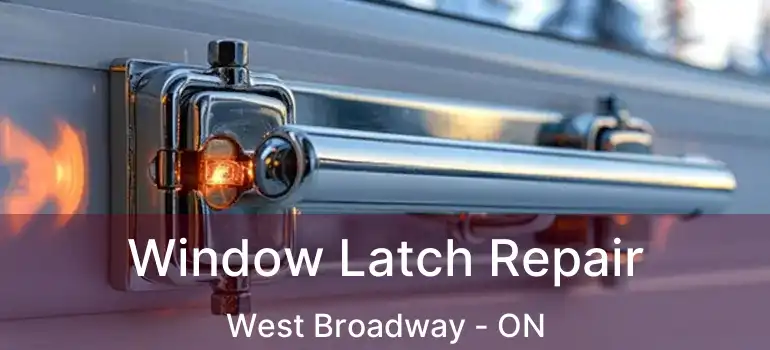  Window Latch Repair West Broadway - ON